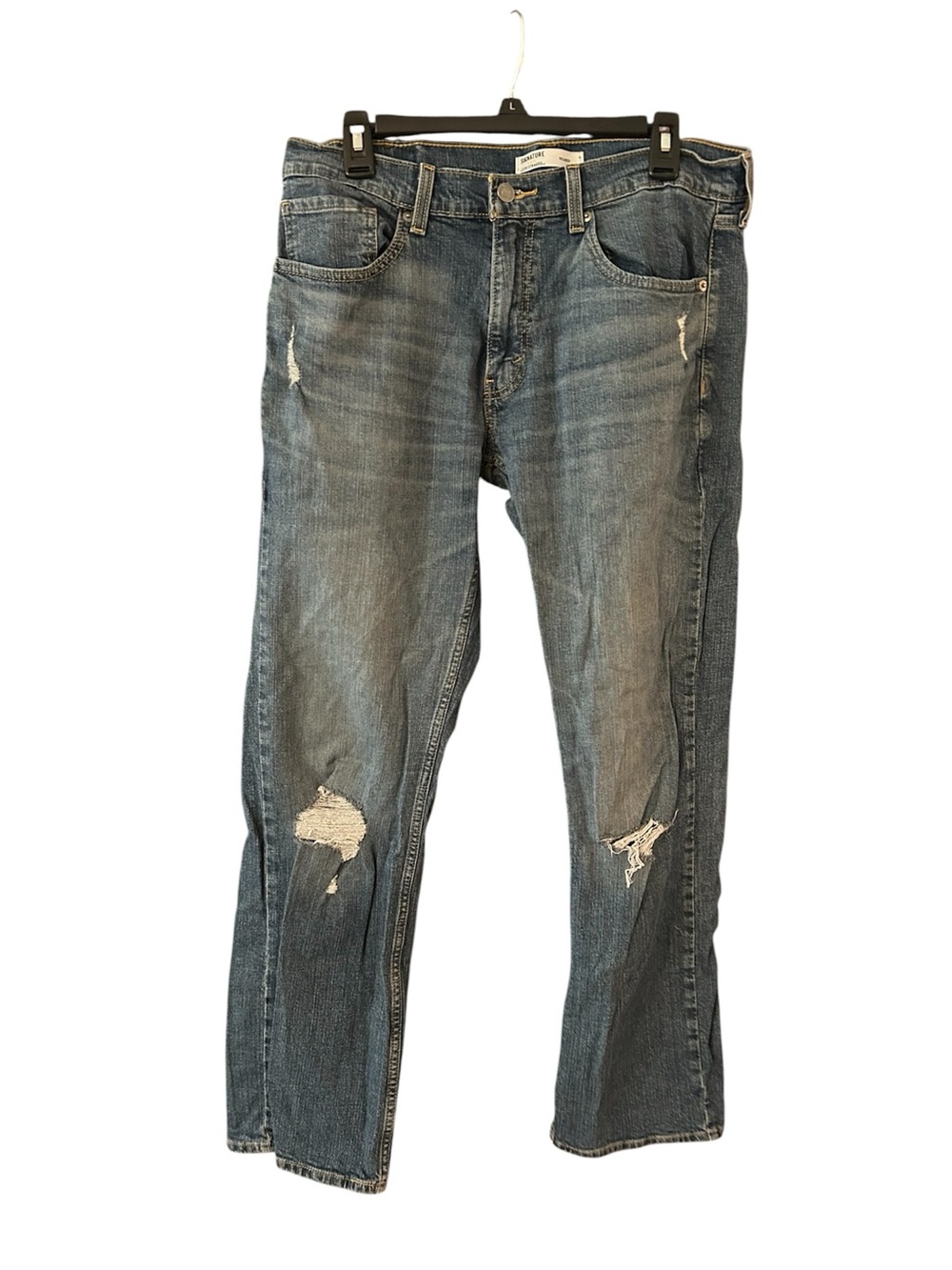 Men's Distressed Levi’s Jeans - Classic Straight Fit